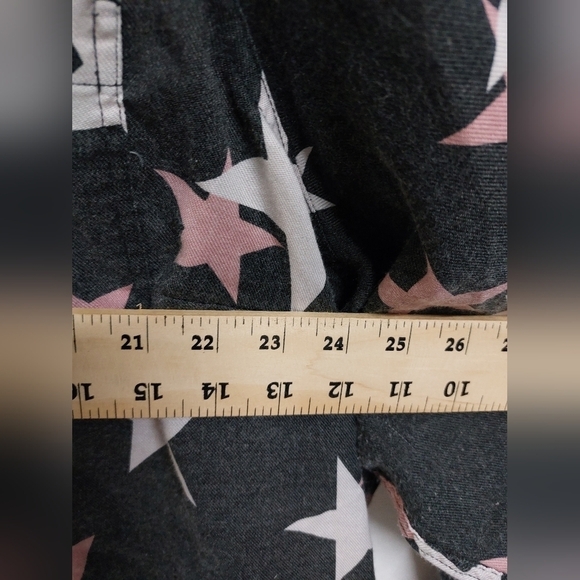 Torrid Taylor relaxed fit rayon twill button up shirt star design long sleeve 5X - Picture 10 of 15